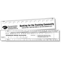 Stock Plastic Paving Slide Calculator (1.3"x6.5"), Spot Color Imprint